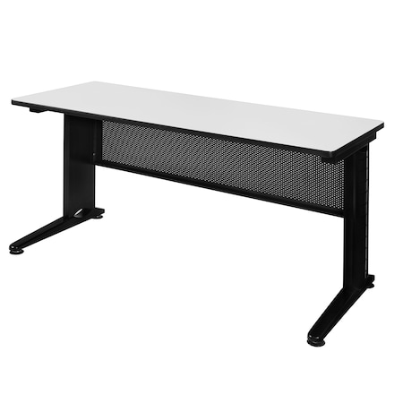 Fusion 60 X 24 In. Seminar Training Table- White